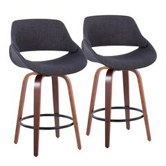 Multi Fabrico 26" Fixed-Height Counter Stool - Set of 2
