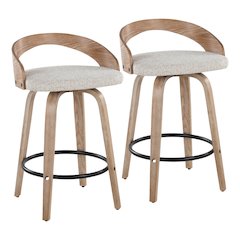 Grotto 26" Fixed-Height Counter Stool - Set of 2