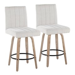 Hank 26" Fixed-Height Counter Stool - Set of 2