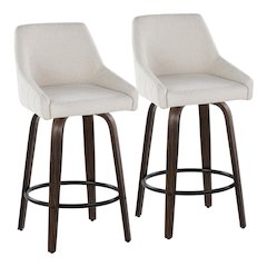 Hannah 26" Fixed-Height Counter Stool - Set of 2