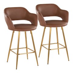 Margarite 26" Fixed-Height Counter Stool - Set of 2
