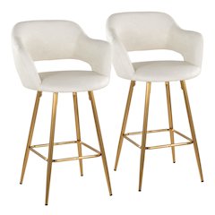 Margarite 26" Fixed-Height Counter Stool - Set of 2