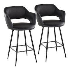 Margarite 26" Fixed-Height Counter Stool - Set of 2