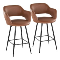 Margarite 26" Fixed-Height Counter Stool - Set of 2