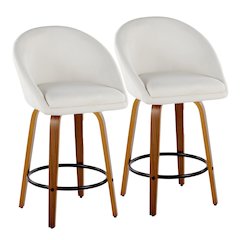 Matisse Highback 26" Fixed-Height Counter Stool - Set of 2