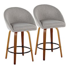Matisse Highback 26" Fixed-Height Counter Stool - Set of 2