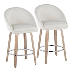 Matisse Highback 26" Fixed-Height Counter Stool - Set of 2