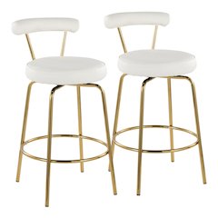 Rhonda 26" Fixed-Height Counter Stool - Set of 2