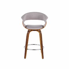 Vintage Mod 26" Fixed-Height Counter Stool - Set of 2