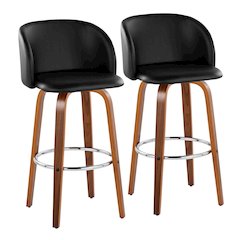 Fran 29" Fixed-Height Barstool - Set of 2