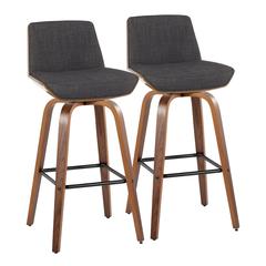 Multi Corazza 30" Fixed-Height Barstool - Set of 2
