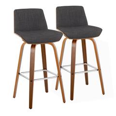 Multi Corazza 30" Fixed-Height Barstool - Set of 2