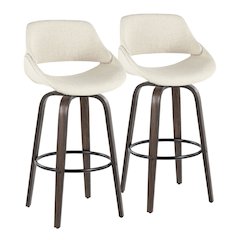 Fabrico 30" Fixed-Height Barstool - Set of 2