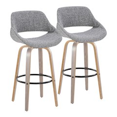 Fabrico 30" Fixed-Height Barstool - Set of 2