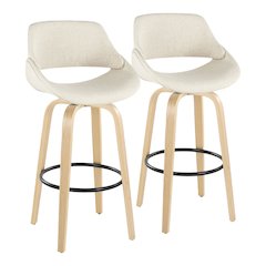 Fabrico 30" Fixed-Height Barstool - Set of 2