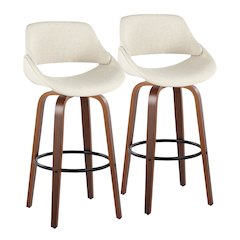 Fabrico 30" Fixed-Height Barstool - Set of 2