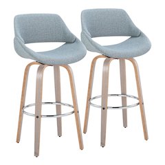 Fabrico 30" Fixed-Height Barstool - Set of 2