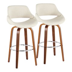 Fabrico 30" Fixed-Height Barstool - Set of 2