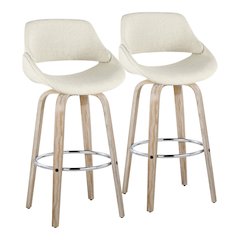 Fabrico 30" Fixed-Height Barstool - Set of 2