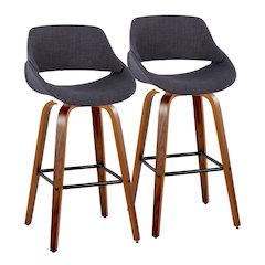 Fabrico 30" Fixed-Height Barstool - Set of 2