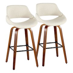 Fabrico 30" Fixed-Height Barstool - Set of 2