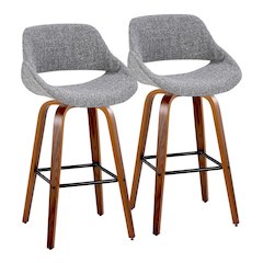 Fabrico 30" Fixed-Height Barstool - Set of 2