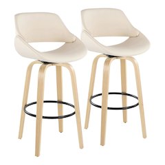 Fabrico 30" Fixed-Height Barstool - Set of 2