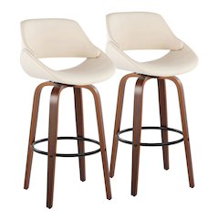 Fabrico 30" Fixed-Height Barstool - Set of 2