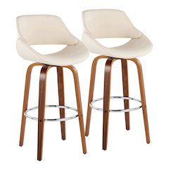 Fabrico 30" Fixed-Height Barstool - Set of 2