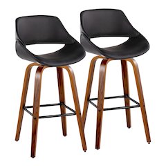 Fabrico 30" Fixed-Height Barstool - Set of 2