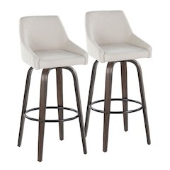 Hannah 30" Fixed-Height Barstool - Set of 2