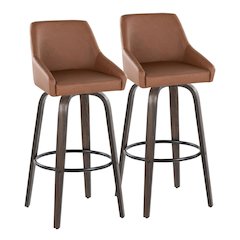 Hannah 30" Fixed-Height Barstool - Set of 2