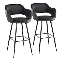 Margarite 30" Fixed-Height Barstool - Set of 2