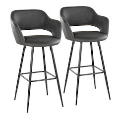 Margarite 30" Fixed-Height Barstool - Set of 2