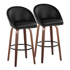 Matisse Highback 30" Fixed-Height Barstool - Set of 2
