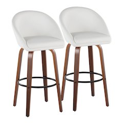 Matisse Highback 30" Fixed-Height Barstool - Set of 2