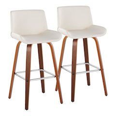 Santi 30" Fixed-Height Barstool - Set of 2