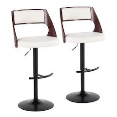 Cecina Adjustable Barstool - Set of 2