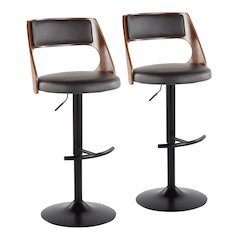 Cecina Adjustable Barstool - Set of 2