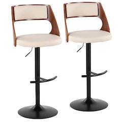 Cecina Adjustable Barstool - Set of 2
