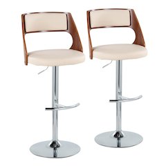 Cecina Adjustable Barstool - Set of 2