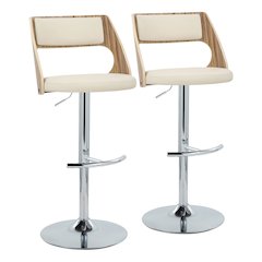Cecina Adjustable Barstool - Set of 2