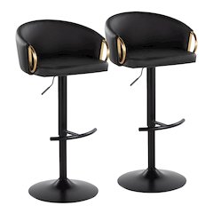 Claire Adjustable Barstool - Set of 2