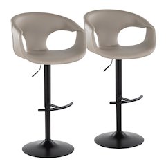 Curva Adjustable Barstool - Set of 2