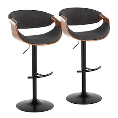 Curvo Adjustable Barstool - Set of 2