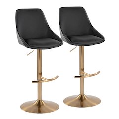 Diana Adjustable Barstool - Set of 2