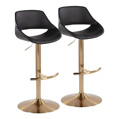 Fabrico Adjustable Barstool - Set of 2