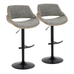 Multi Fabrizzi Adjustable Barstool - Set of 2