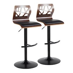 Folia Adjustable Barstool - Set of 2