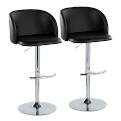 Fran Adjustable Barstool - Set of 2